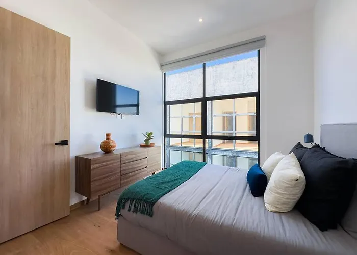 Depto Roma Nte, Rooftop Grill+gym, 2 Bed, Shops Apartment