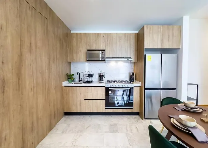 Depto Roma Nte, Rooftop Grill+gym, 2 Bed, Shops * Mexico City